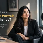 Business portraits featuring an authentic executive portrait during a professional photography session